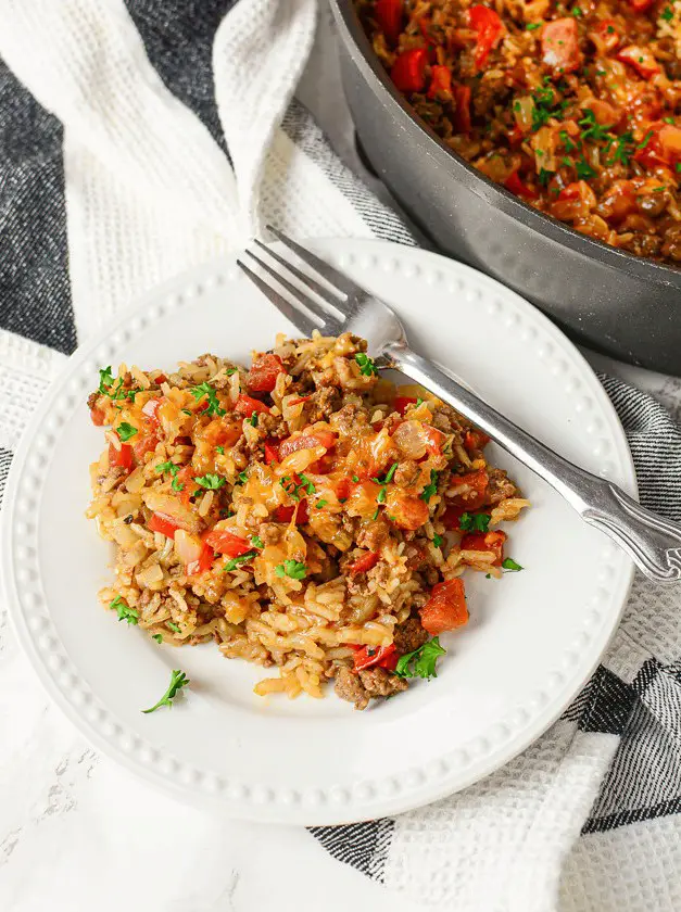 Beef and Rice Casserole