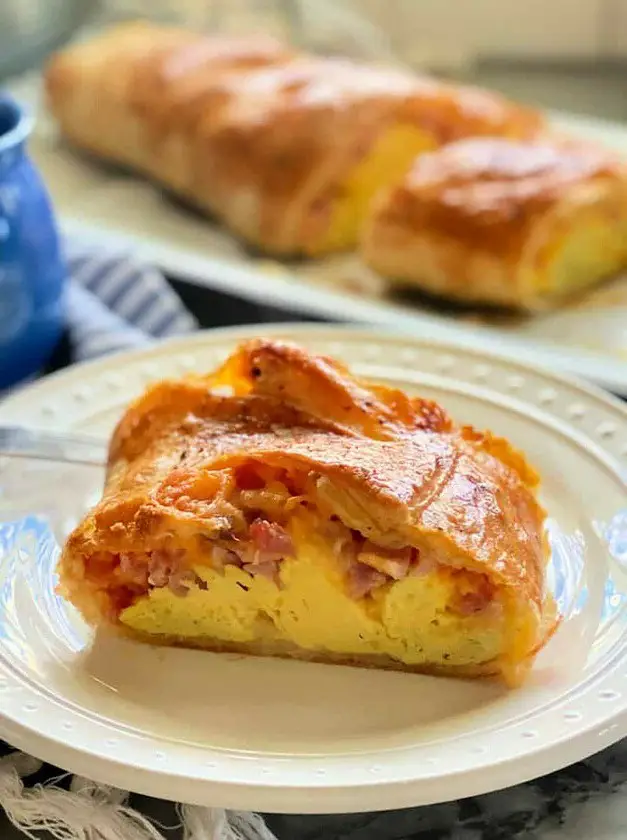 Ham Egg and Cheese Puff Pastry Breakfast