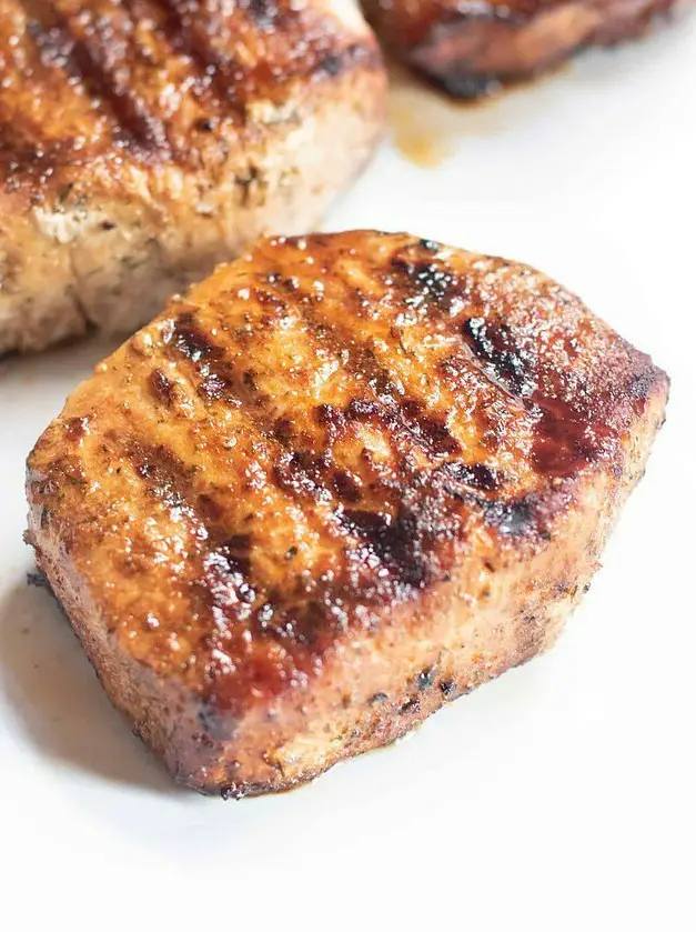 Grilled Boneless Pork Chops