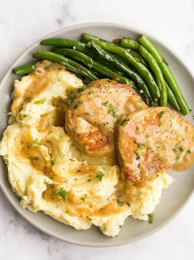 Instant Pot Pork Chops with Gravy