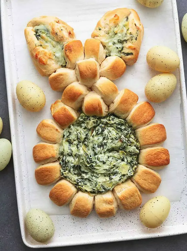 Easter Bunny Spinach Dip