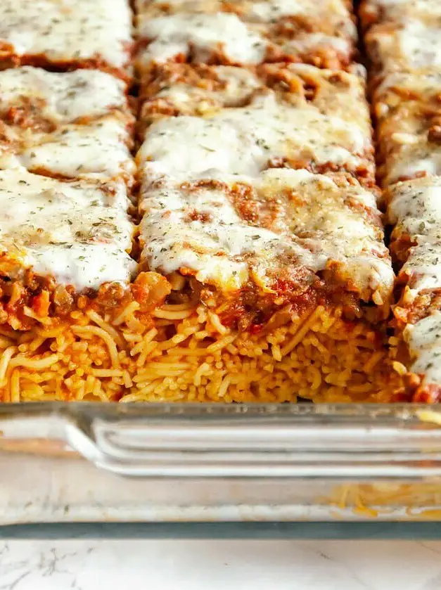 Macro Friendly Baked Spaghetti