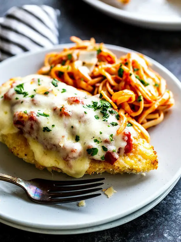 Oven Baked Chicken Parmesan