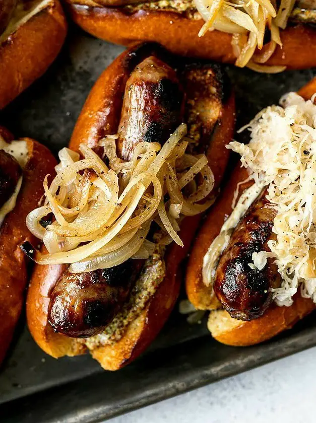 Grilled Wisconsin Beer Boiled Brats