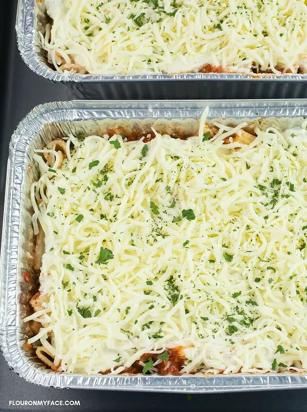 Freezer Meal Baked Ziti