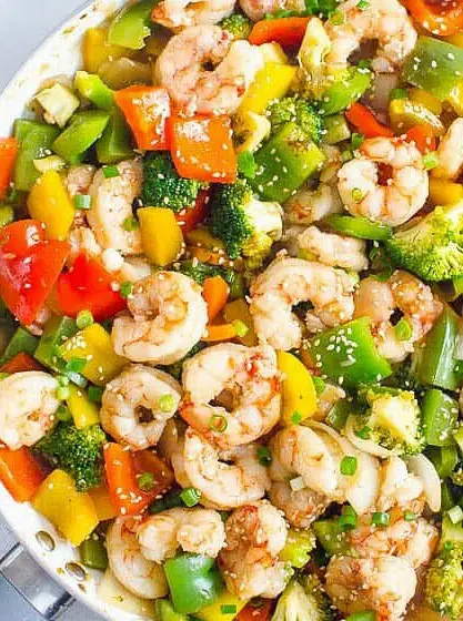 Healthy Shrimp and Vegetable Stir Fry