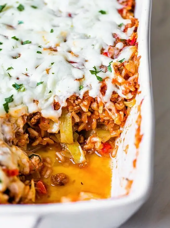 Stuffed Cabbage Casserole