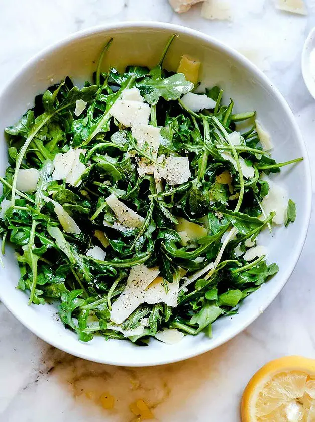 Arugula Salad with Shaved Parmesan