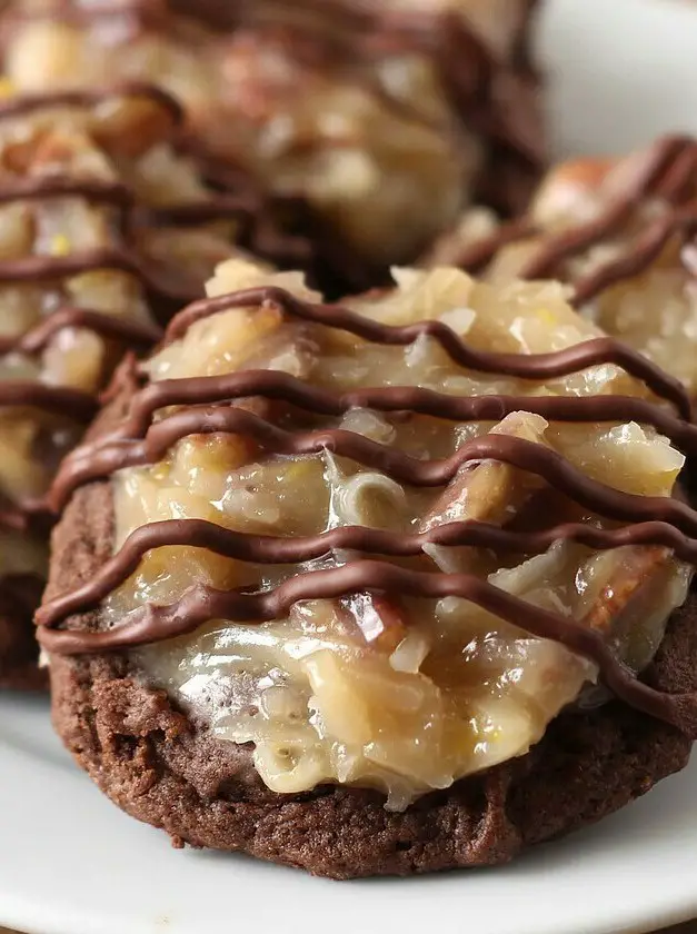 German Chocolate Cookies