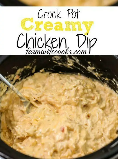 Crock Pot Creamy Chicken Dip