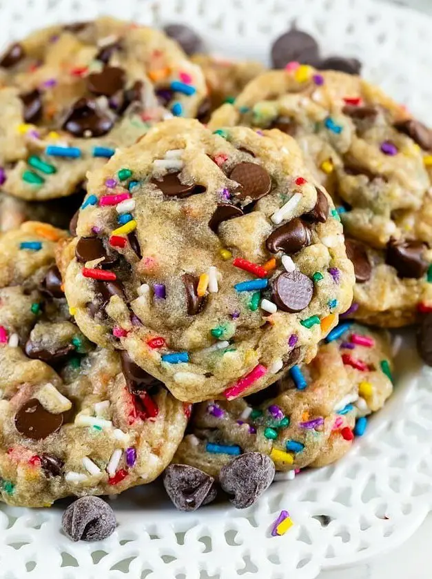 Chocolate Chip Birthday Cookies