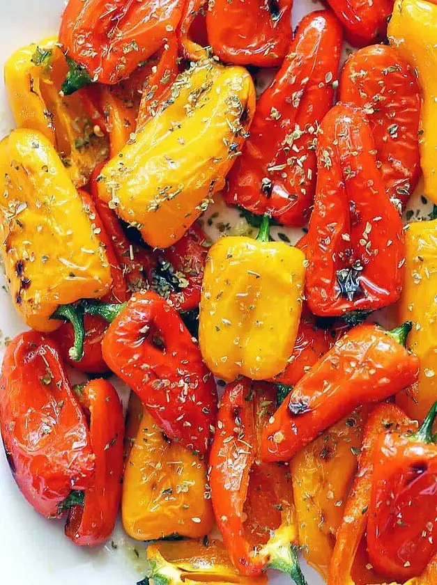 Roasted Mini Sweet Peppers