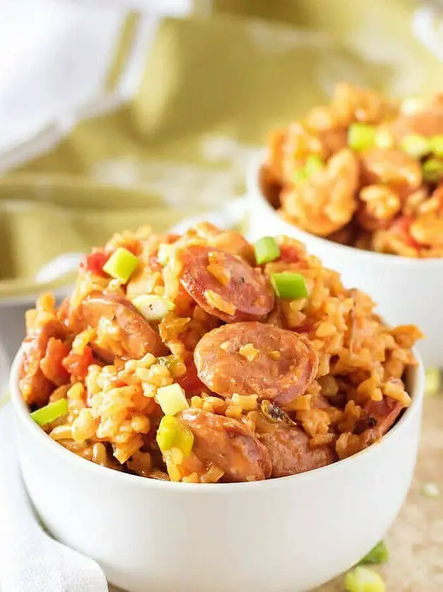 Instant Pot Sausage and Chicken Jambalaya