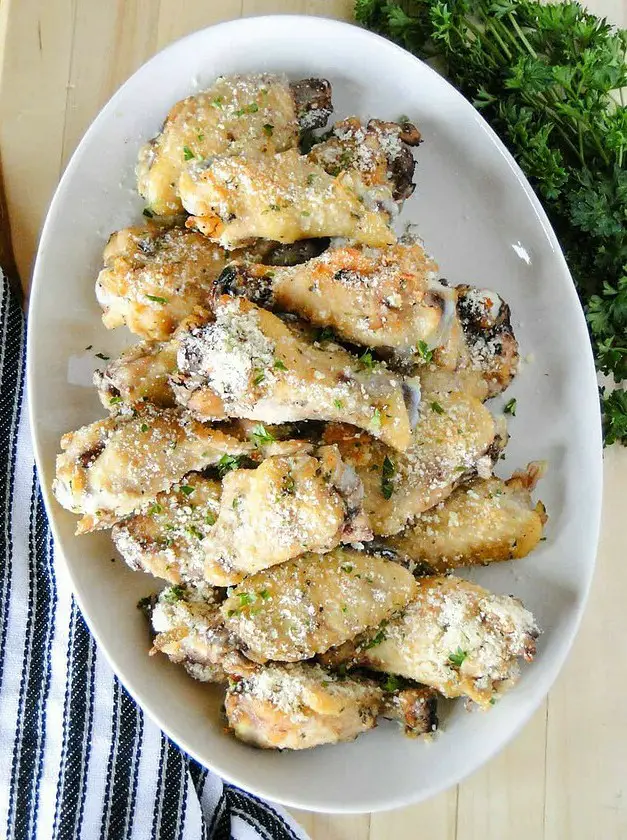 Crock Pot Garlic Parmesan Chicken Wings