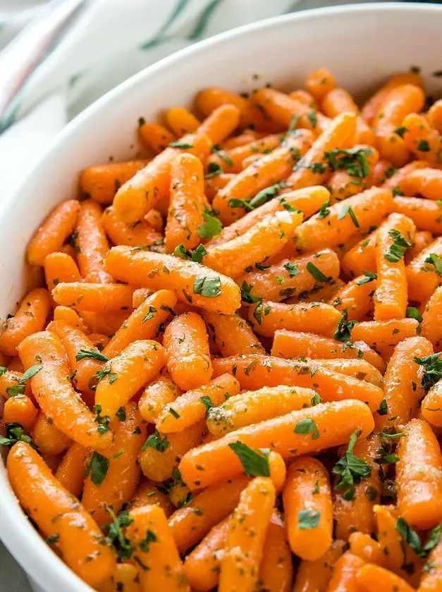 Garlic Butter Roasted Carrots