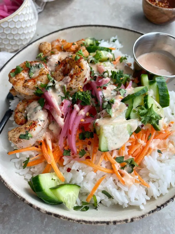 Chipotle Orange Shrimp with Cilantro Rice