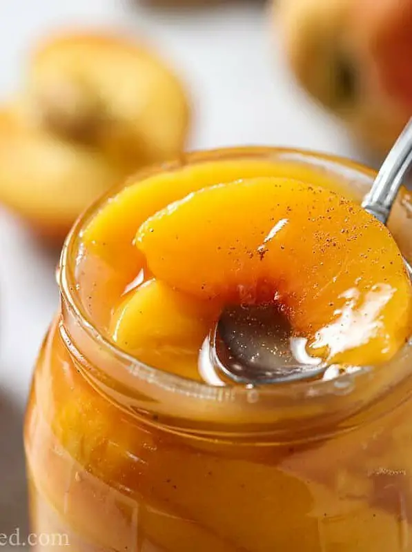 Homemade Peach Pie Filling