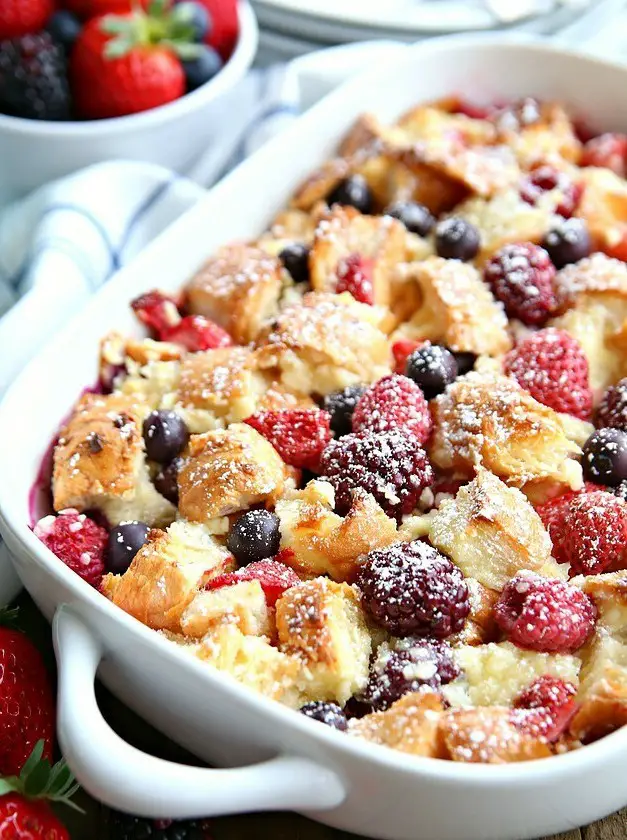 Berry Croissant Bake