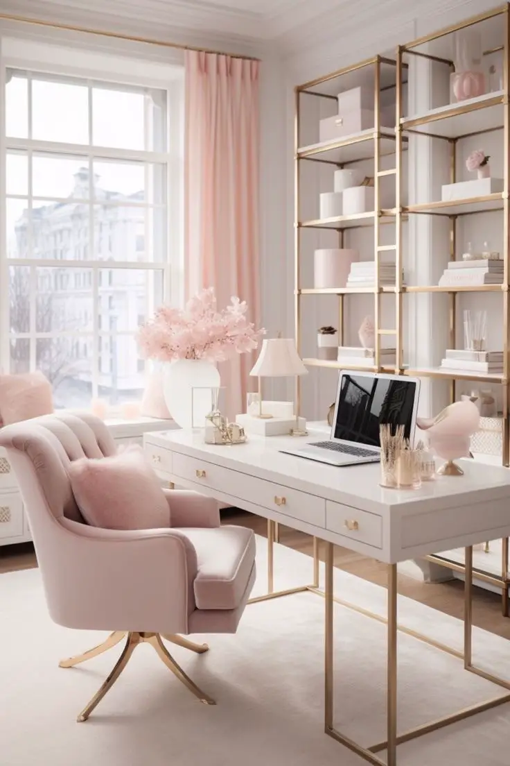 FEMININE HOME OFFICE