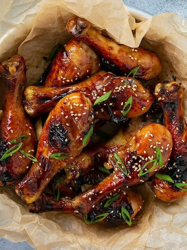 Honey Soy Baked Chicken Drumsticks