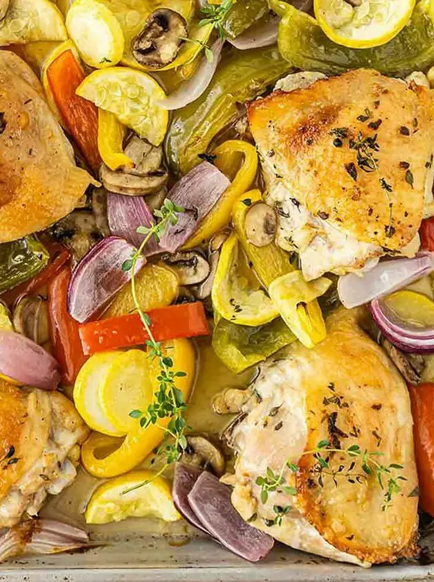 Sheet Pan Chicken Thighs