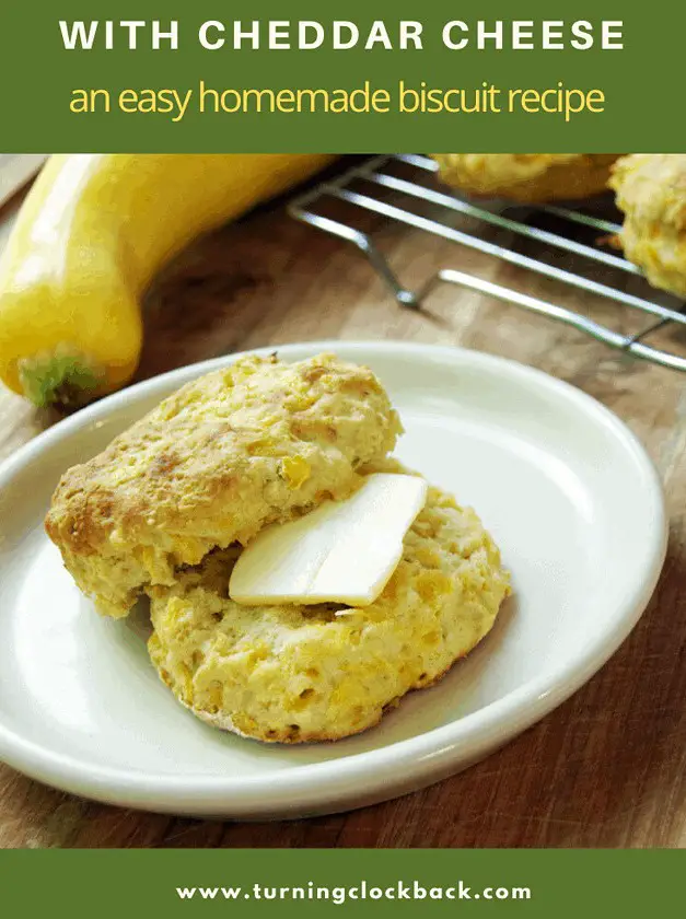 Yellow Squash Cheddar Cheese Biscuits