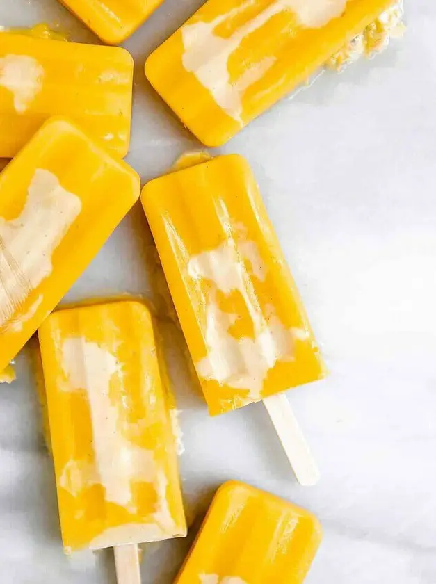 Pineapple Mango Popsicles