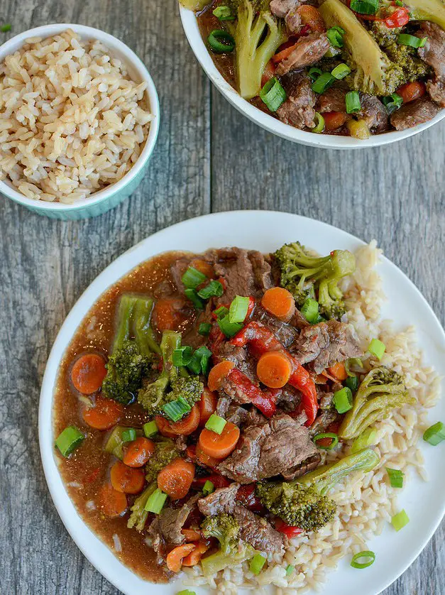 Slow Cooker Ginger Garlic Flank Steak