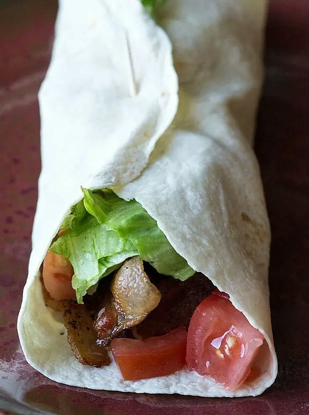 Low Carb BLT Wrap