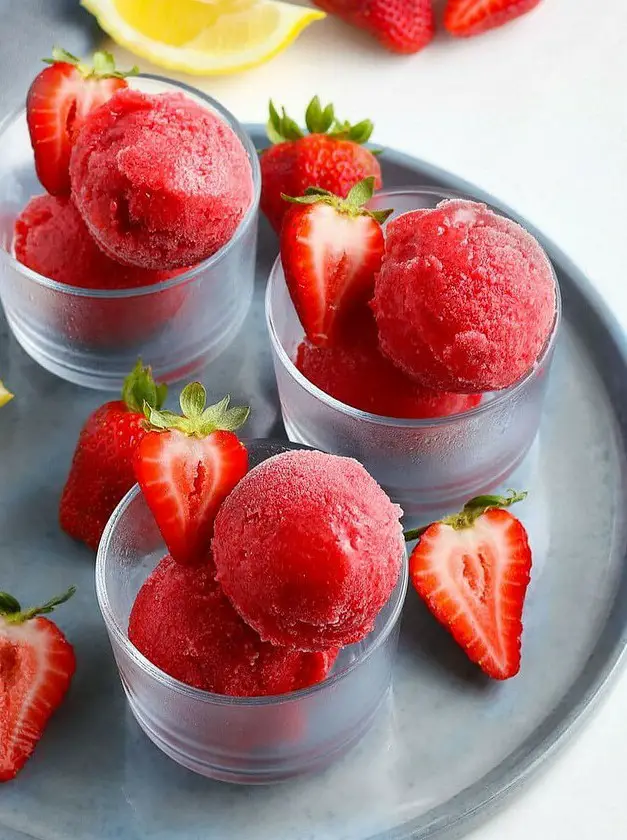 Strawberry Sorbet