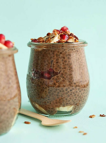 Overnight Chocolate Chia Seed Pudding