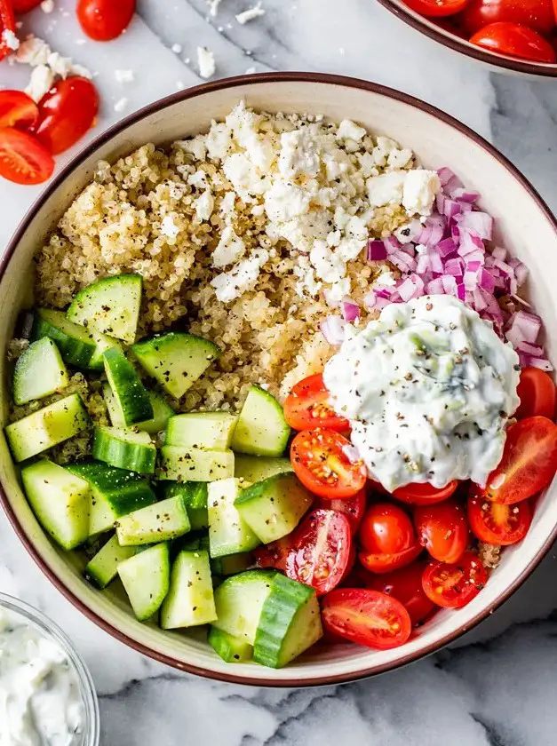 Mediterranean Quinoa Bowl