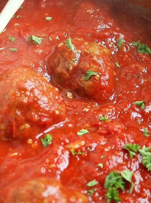 Traditional Italian Meatballs & Sauce