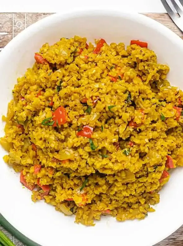 Curry Cauliflower Rice