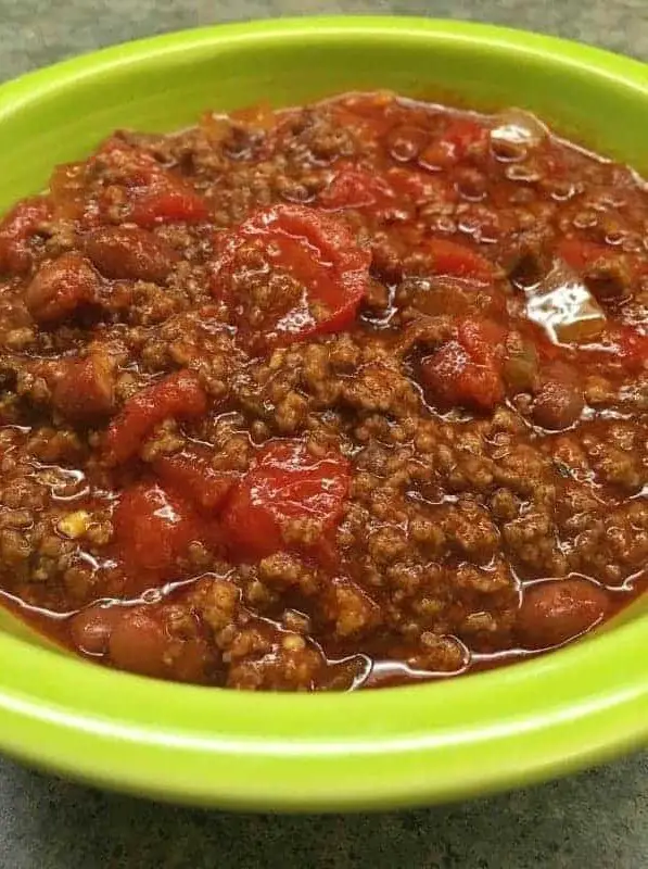 Homemade Ground Beef Chili