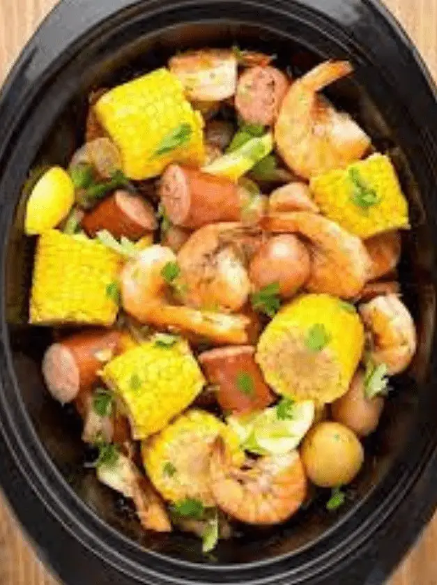 Slow Cooker Shrimp Boil