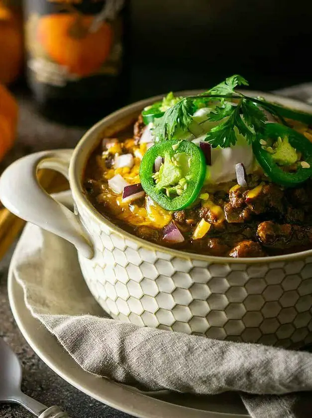 Pumpkin and Chorizo Chili