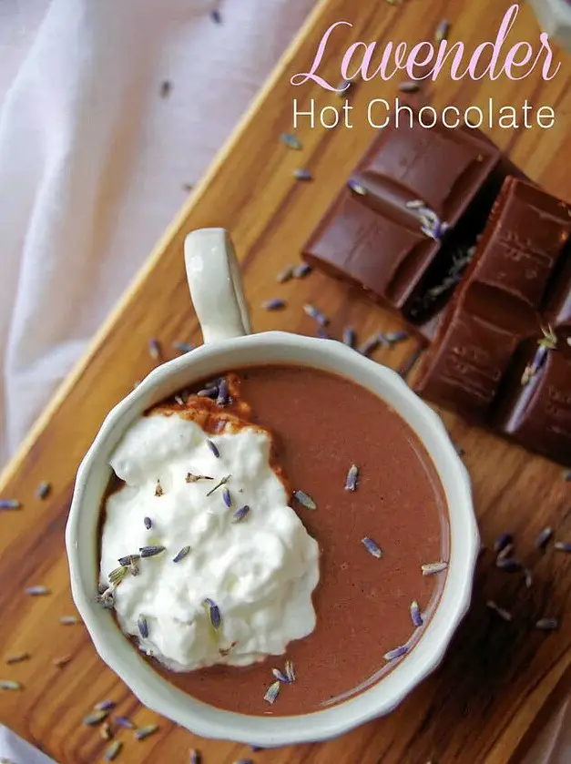 Creamy Lavender Hot Chocolate