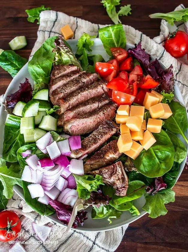 Chopped Steak Salad