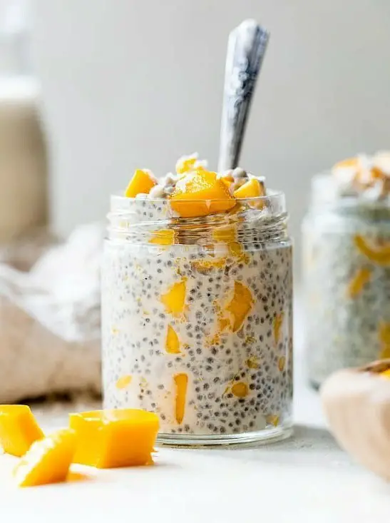 Mango Coconut Chia Pudding