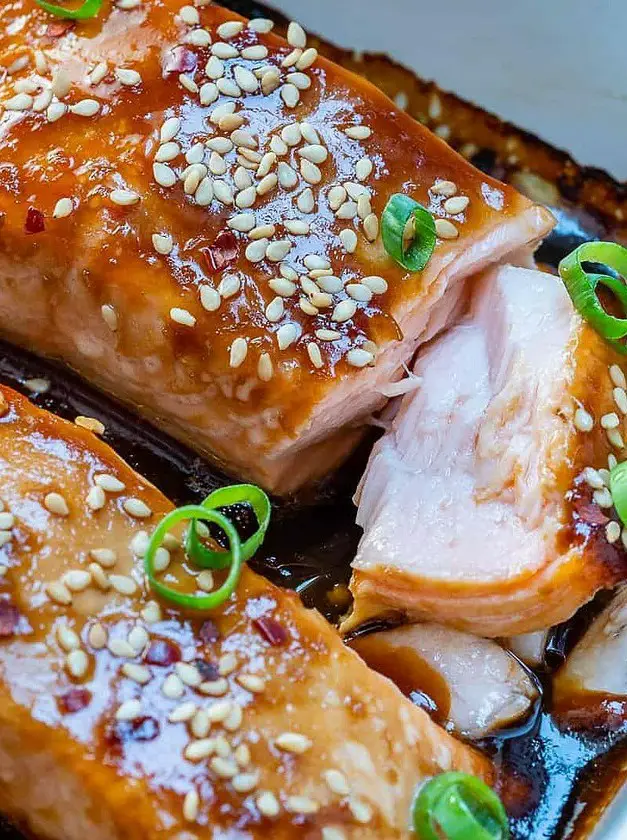 Baked Teriyaki Salmon