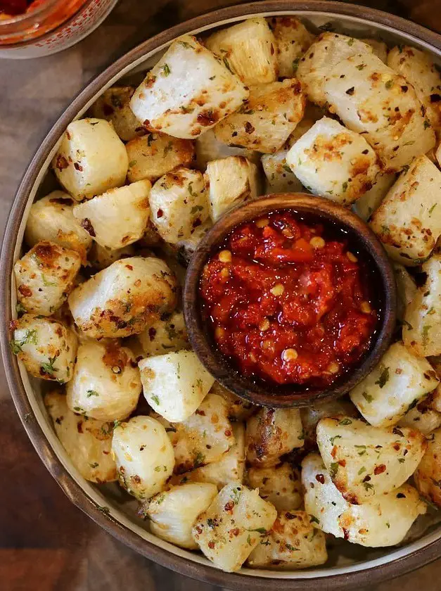 Air Fryer Roasted Turnips