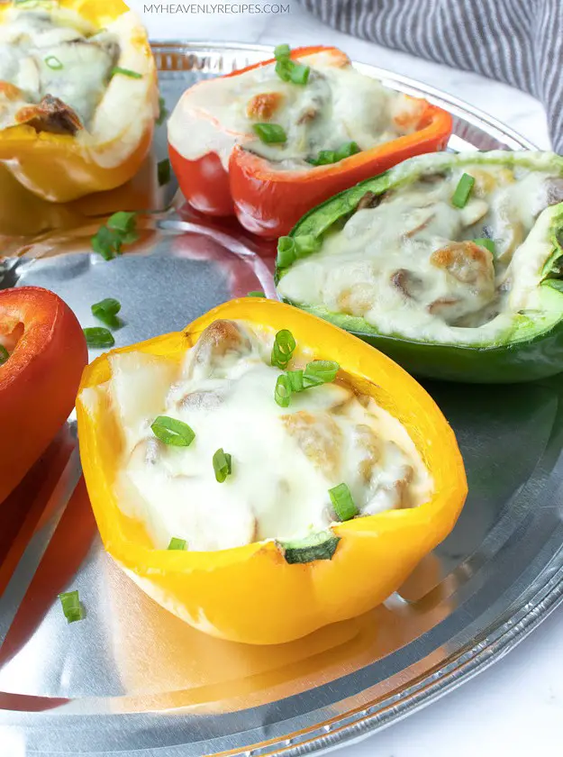 Philly Cheesesteak Stuffed Peppers