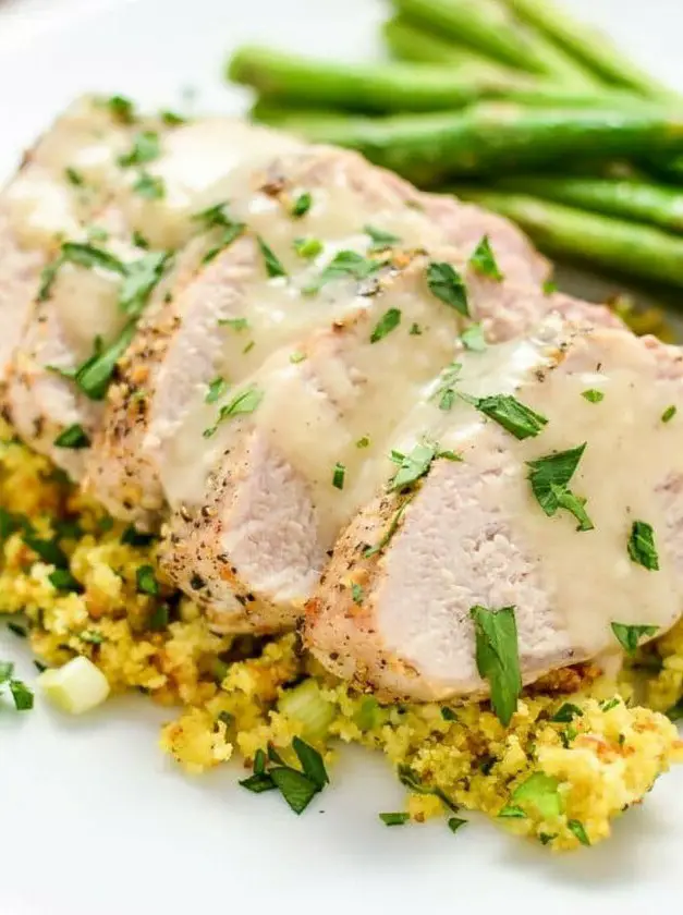 Roasted Lemon Pepper Pork Tenderloin