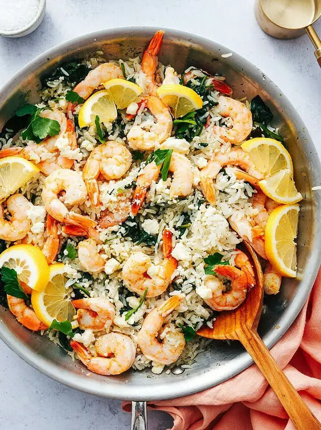 Easy Shrimp and Rice Skillet