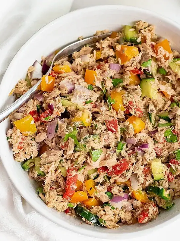 Healthy Mediterranean Tuna Salad