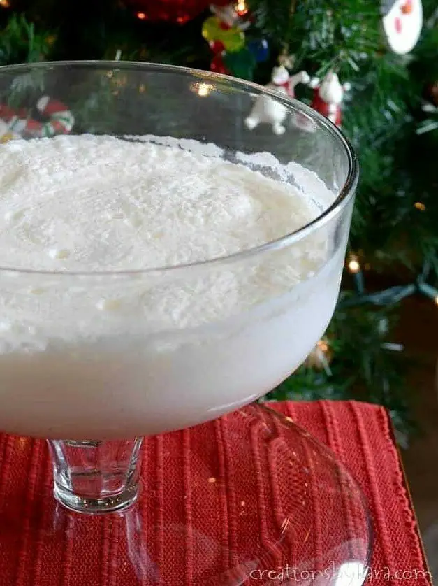 Creamy White Christmas Punch