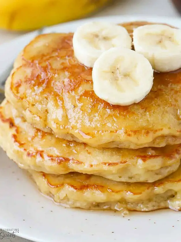 Brown Sugar Banana Pancakes