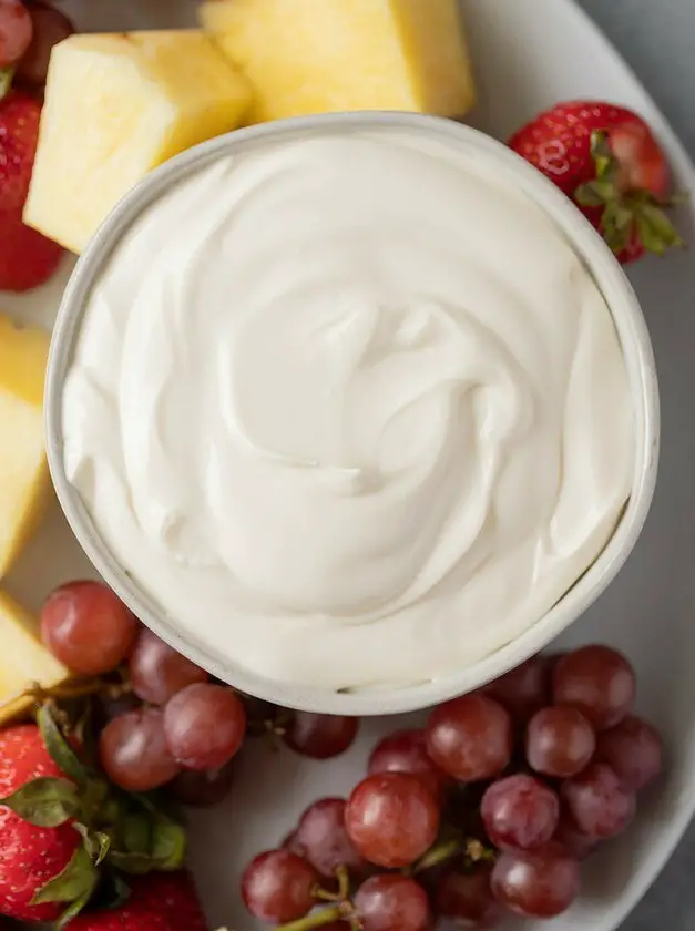 Healthy Fruit Dip with Yogurt