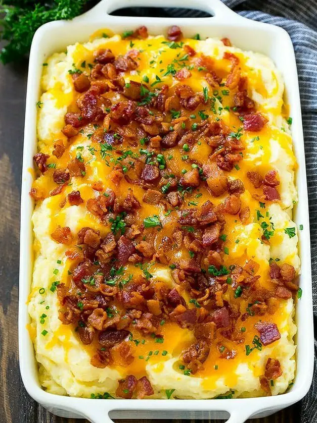 Loaded Mashed Potato Casserole